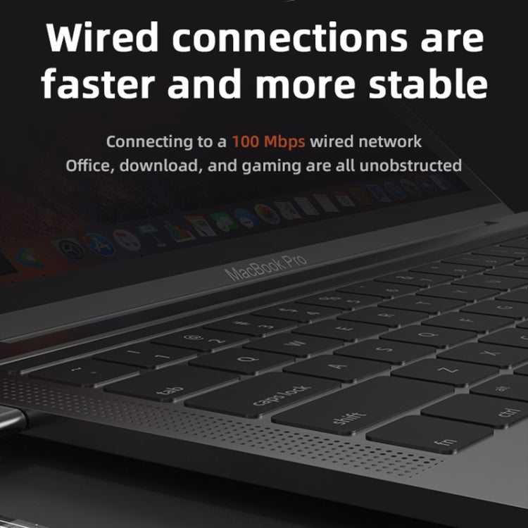 SW5R 5 in 1 Type-C to PD + USB3.0 + USB2.0 + HDMI + RJ45 HUB Docking Station, SW5R