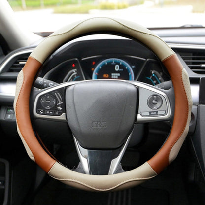 Super Fiber Leather Car Universal Anti-skid Steering Wheel Cover, Diameter: 38cm