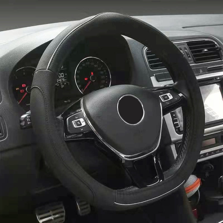 D Style Car Universal Anti-skid Steering Wheel Cover, Diameter: 38cm, D Style