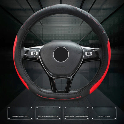 D Style Car Universal Anti-skid Steering Wheel Cover, Diameter: 38cm, D Style
