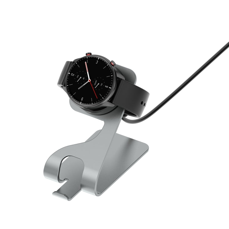 Portable Magnetic Aluminum Alloy Charger Holder, For Amazfit Bip 5 Unity A2324, For Amazfit Active Edge A2212