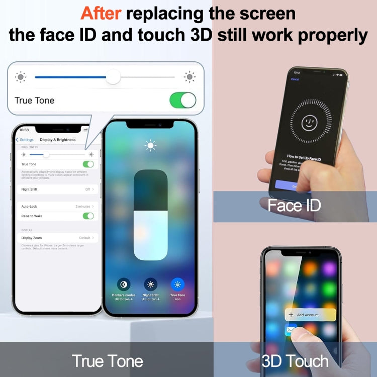 RJ Incell  LCD Screen, For iPhone 13 Pro Max, For iPhone 13 Pro