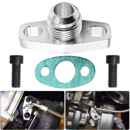 Car Turbine Oil Supply Pipe Flange Gasket AN10 Joint Adapter, For GT25 / GT28 / GT30