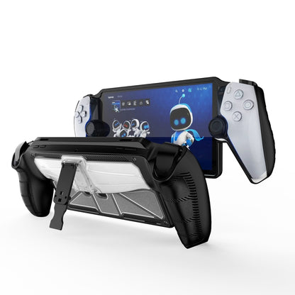 TPU + PC Game Console Protective Case with Holder, TPU + PC