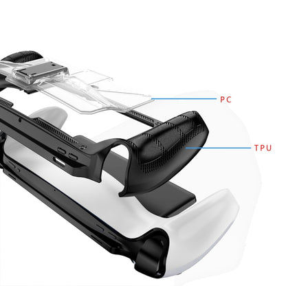 TPU + PC Game Console Protective Case with Holder, TPU + PC