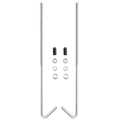Car Battery Fixing Stainless Steel Bracket Bolt Kit, LS04 8 inch, LS05 10 inch