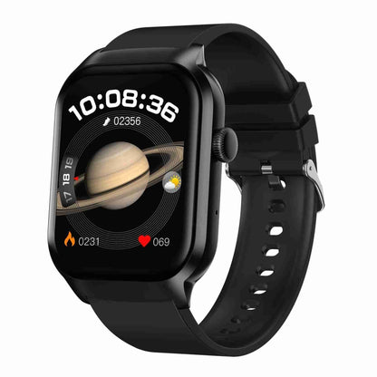 2.01 inch Silicone Strap Bluetooth Call Smart Watch Support Heart Rate Monitoring / Non-invasive Blood Sugar, Silicone Strap Black, Silicone Strap Light Yellow
