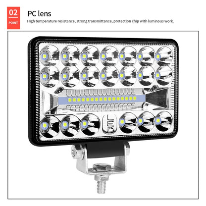 9-80V 18W 6000K 4 inch Car 36pcs LED Work Light, 9-80V 18W 6000K