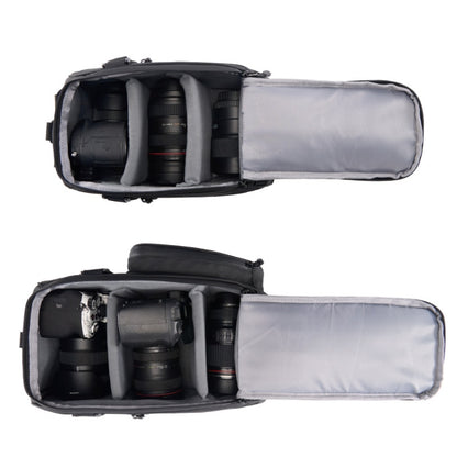 CADeN D116 Mountain Bike Panniers Tail Bags Crossbody Camera Bag Photography Lens Shoulder Bag, 30.5 x 17 x 18cm, 37 x 19.5 x 23cm