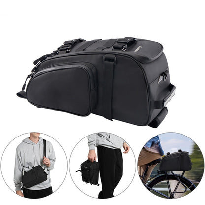 CADeN D116 Mountain Bike Panniers Tail Bags Crossbody Camera Bag Photography Lens Shoulder Bag, 30.5 x 17 x 18cm, 37 x 19.5 x 23cm