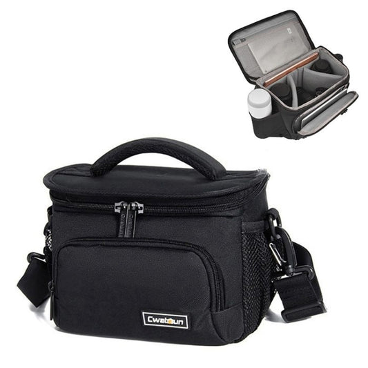 Cwatcun D67 Crossbody Camera Bag Photography Lens Shoulder Bag, 30.5 x 16.5 x 20cm L, 36 x 21 x 24cm XL