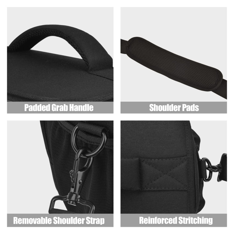 Cwatcun D67 Crossbody Camera Bag Photography Lens Shoulder Bag, 30.5 x 16.5 x 20cm L, 36 x 21 x 24cm XL