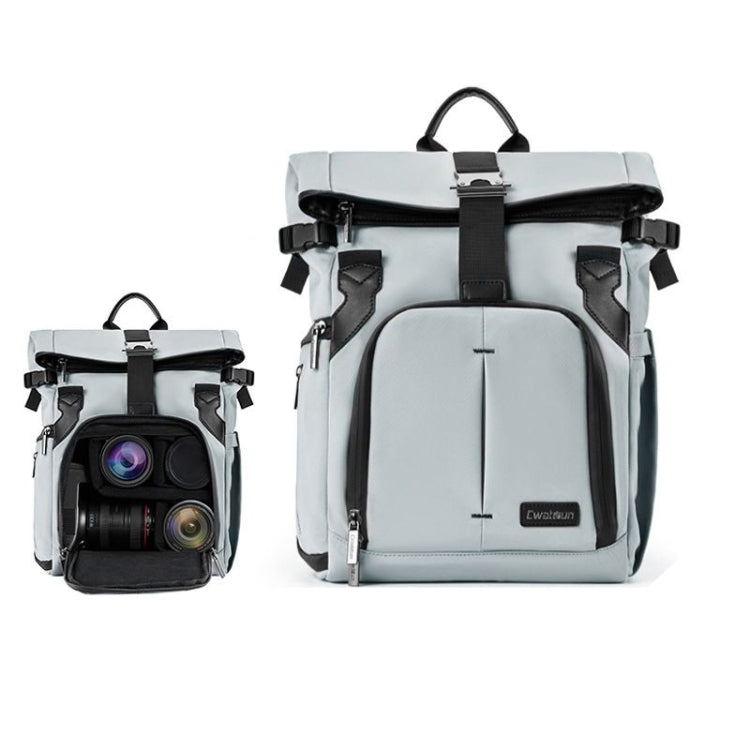 Cwatcun D95 Large Capacity Photography Backpack Shoulders Laptop Camera Bag, 27 x 37 x 16cm, 30.5 x 18 x 38cm