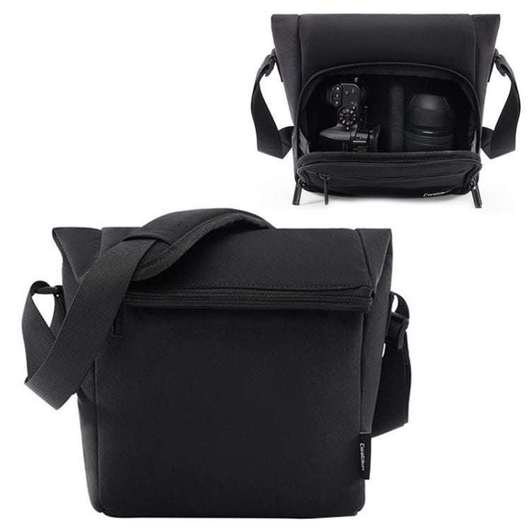 Cwatcun D103 Crossbody Camera Bag Photography Lens Shoulder Bag, 22.5 x 19.5 x 8cm, 22.5 x 22.5 x 12.5cm