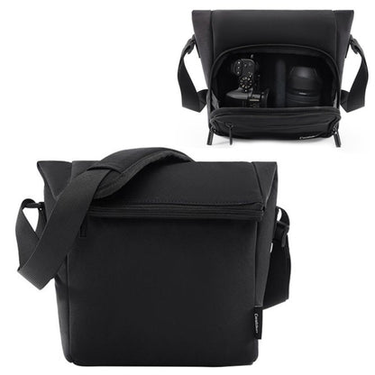 Cwatcun D103 Crossbody Camera Bag Photography Lens Shoulder Bag, 22.5 x 19.5 x 8cm, 22.5 x 22.5 x 12.5cm