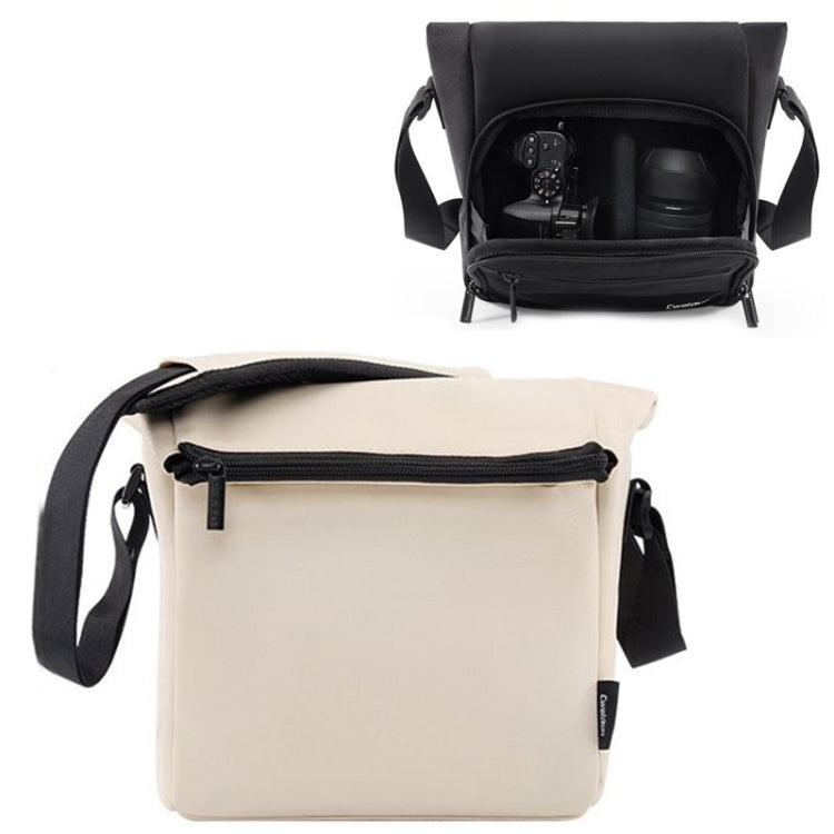Cwatcun D103 Crossbody Camera Bag Photography Lens Shoulder Bag, 22.5 x 19.5 x 8cm, 22.5 x 22.5 x 12.5cm