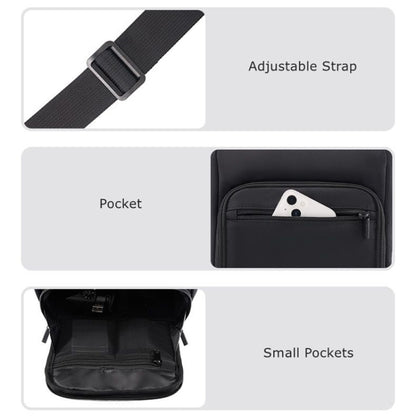 Cwatcun D103 Crossbody Camera Bag Photography Lens Shoulder Bag, 22.5 x 19.5 x 8cm, 22.5 x 22.5 x 12.5cm