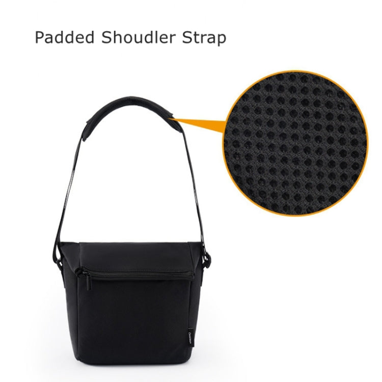 Cwatcun D103 Crossbody Camera Bag Photography Lens Shoulder Bag, 22.5 x 19.5 x 8cm, 22.5 x 22.5 x 12.5cm