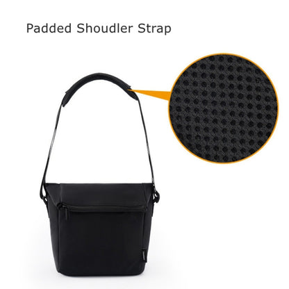 Cwatcun D103 Crossbody Camera Bag Photography Lens Shoulder Bag, 22.5 x 19.5 x 8cm, 22.5 x 22.5 x 12.5cm
