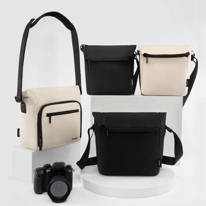 Cwatcun D103 Crossbody Camera Bag Photography Lens Shoulder Bag, 22.5 x 19.5 x 8cm, 22.5 x 22.5 x 12.5cm