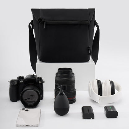 Cwatcun D103 Crossbody Camera Bag Photography Lens Shoulder Bag, 22.5 x 19.5 x 8cm, 22.5 x 22.5 x 12.5cm