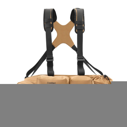Cwatcun D104 Camera Waist Pack Vest Bag, 59.5 x 9.5 x 21cm, 75 x 10.5 x 27.5cm