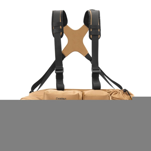 Cwatcun D104 Camera Waist Pack Vest Bag, 59.5 x 9.5 x 21cm, 75 x 10.5 x 27.5cm