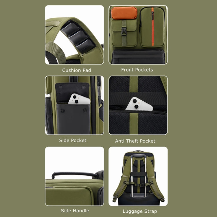 Cwatcun D117 Large Capacity Photography Backpack Shoulders Laptop Camera Bag, 42 x 31 x 13cm, 43.3 x 33 x 13cm