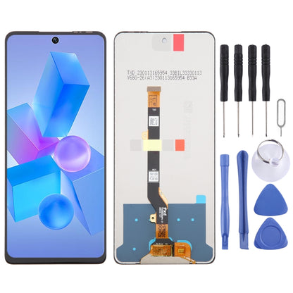 OEM LCD Screen with Digitizer Full Assembly, For Infinix GT 30 5G X6876, For Infinix Hot 60 5G X6726, For Infinix Hot 60 Pro 4G X6885, For Infinix Smart 10 Plus 4G X6725B, For Infinix Smart 10 4G X6725, For Infinix GT 30 Pro 5G X6873