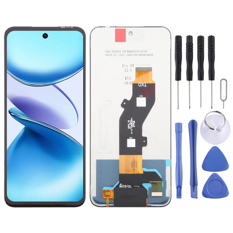 OEM LCD Screen with Digitizer Full Assembly, For Infinix GT 30 5G X6876, For Infinix Hot 60 5G X6726, For Infinix Hot 60 Pro 4G X6885, For Infinix Smart 10 Plus 4G X6725B, For Infinix Smart 10 4G X6725, For Infinix GT 30 Pro 5G X6873