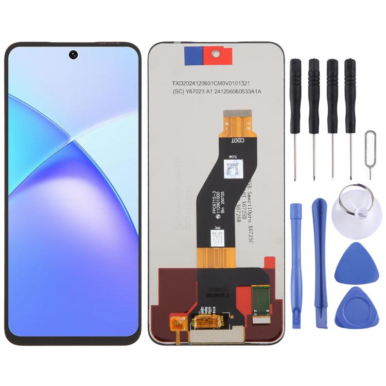 OEM LCD Screen with Digitizer Full Assembly, For Infinix GT 30 5G X6876, For Infinix Hot 60 5G X6726, For Infinix Hot 60 Pro 4G X6885, For Infinix Smart 10 Plus 4G X6725B, For Infinix Smart 10 4G X6725, For Infinix GT 30 Pro 5G X6873