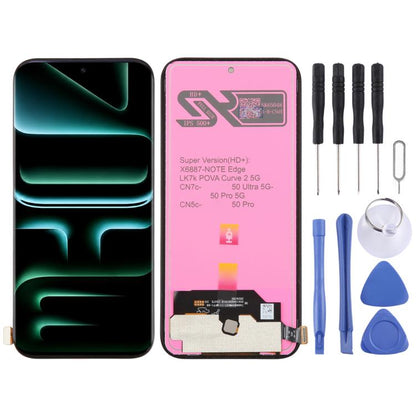 OEM LCD Screen with Digitizer Full Assembly, For Infinix GT 50 Pro X6891, For Infinix Hot 70 X6895B, For Infinix Note Edge X6887, For Infinix Smart 20 X6840 X6840B, For Infinix Note 60 Pro X6878, For Infinix Note 60 X6879, For Infinix Hot 60i 5G X6730 ...