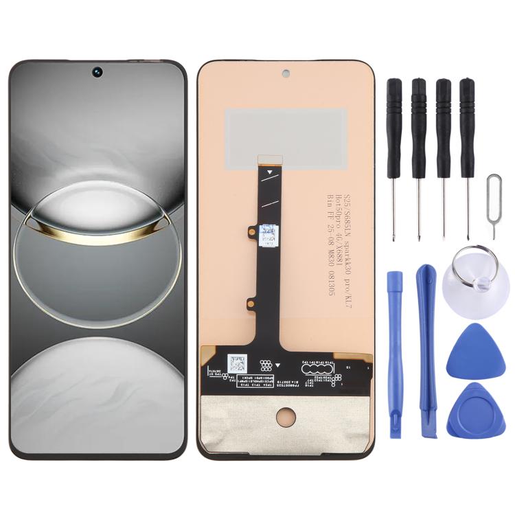 OEM LCD Screen with Digitizer Full Assembly, For Tecno Pova 7 LJ7, For Tecno Pop 10, For Tecno Spark 40 Pro 4G KM6, For Tecno Spark 40 4G KM5, For Tecno Pova 7 Ultra 5G LJ9, For Tecno Spark Go 2, For Tecno Camon 40 Premier 5G CM8