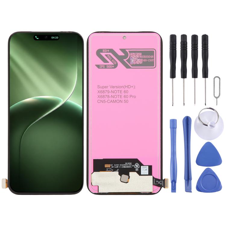 OEM LCD Screen with Digitizer Full Assembly, For Tecno Pop X 5G, For Tecno Camon 50 Pro 5G CN7c, For Tecno Pova 7 4G LJ6/Pova 7 Neo 4G, For Tecno Spark 50 5G KN8, For Tecno Pova Curve 2 5G LK7K, For Tecno Pop 20 4G, For Tecno Spark 50 4G KN6           ...