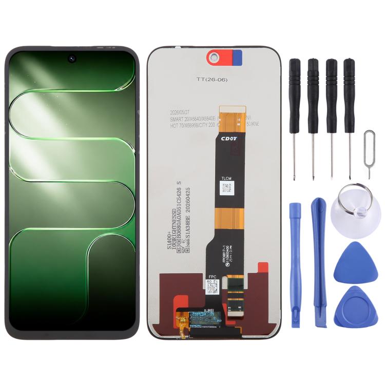 OEM LCD Screen with Digitizer Full Assembly, For Tecno Pop X 5G, For Tecno Camon 50 Pro 5G CN7c, For Tecno Pova 7 4G LJ6/Pova 7 Neo 4G, For Tecno Spark 50 5G KN8, For Tecno Pova Curve 2 5G LK7K, For Tecno Pop 20 4G, For Tecno Spark 50 4G KN6           ...