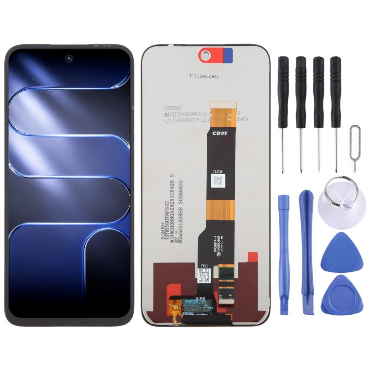 OEM LCD Screen with Digitizer Full Assembly, For Tecno Pop X 5G, For Tecno Camon 50 Pro 5G CN7c, For Tecno Pova 7 4G LJ6/Pova 7 Neo 4G, For Tecno Spark 50 5G KN8, For Tecno Pova Curve 2 5G LK7K, For Tecno Pop 20 4G, For Tecno Spark 50 4G KN6           ...