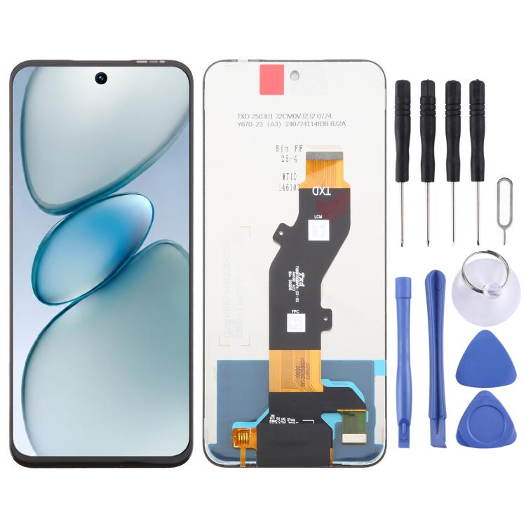 OEM LCD Screen with Digitizer Full Assembly, For Tecno Pop X 5G, For Tecno Camon 50 Pro 5G CN7c, For Tecno Pova 7 4G LJ6/Pova 7 Neo 4G, For Tecno Spark 50 5G KN8, For Tecno Pova Curve 2 5G LK7K, For Tecno Pop 20 4G, For Tecno Spark 50 4G KN6           ...