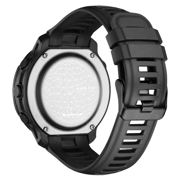 NORTH EDGE MarsPro Carbon Fiber Outdoor Sports Multifunctional Electronic Watch, MarsPro