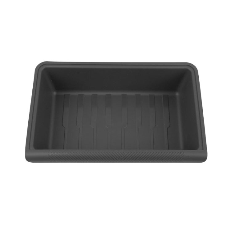 For Tesla Model Y 2021-2023 TPE Storage Organizer Under Car Seat, with Cover, without Cover