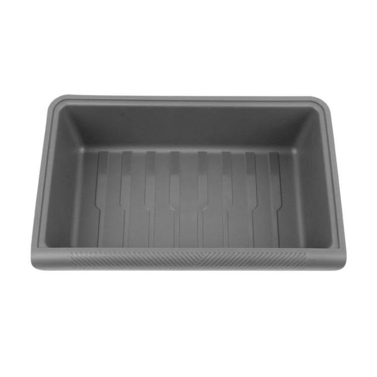 For Tesla Model Y 2021-2023 TPE Storage Organizer Under Car Seat, with Cover, without Cover