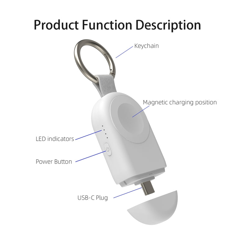 For Apple Watch / AirPods Series U16 Portable Magnetic Wireless Charger, U16