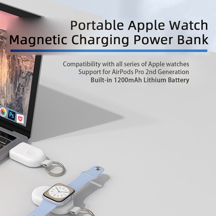For Apple Watch / AirPods Series U16 Portable Magnetic Wireless Charger, U16