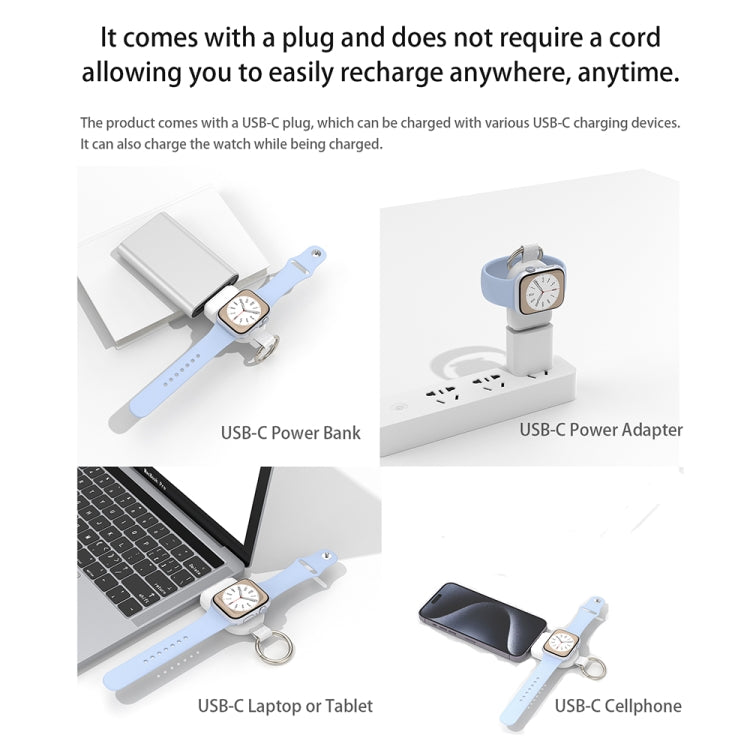 For Apple Watch / AirPods Series U16 Portable Magnetic Wireless Charger, U16