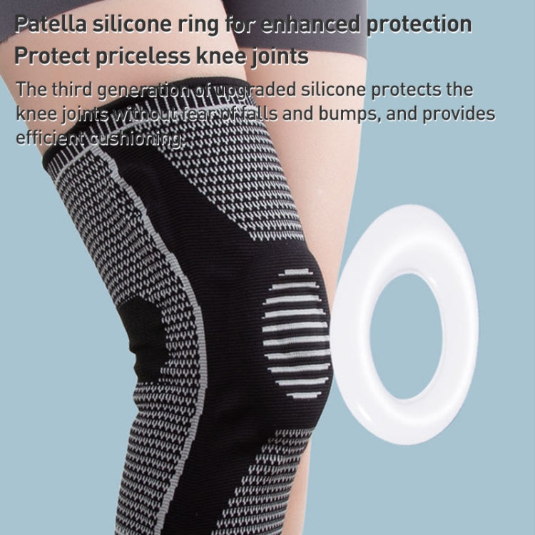 Dual Spring Support Silicone Sports Brace Fitness Protective Pads, S Size, M Size, L Size, XL Size, XXL Size, XXXL Size