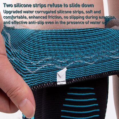 Dual Spring Support Silicone Sports Brace Fitness Protective Pads, S Size, M Size, L Size, XL Size, XXL Size, XXXL Size
