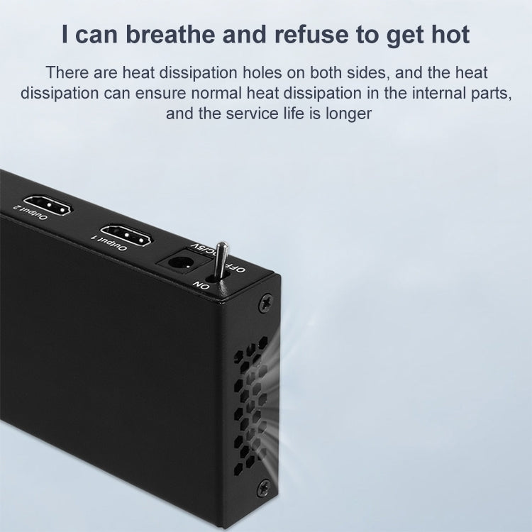 Measy SPH104 1 to 4 4K HDMI 1080P Simultaneous Display Splitter, 1 to 4, AU Plug, 1 to 4, EU Plug, 1 to 4, UK Plug