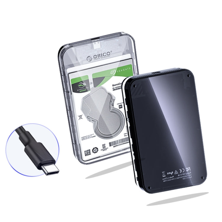 ORICO DZ25C3-CR 2.5-inch Type-C 5Gbps External Storage HDD Case, DZ25C3-CR