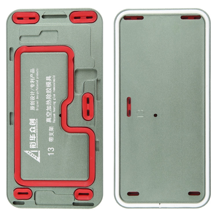 LCD Screen Frame Vacuum Heating Glue Removal Mold with Holder, For iPhone 16 Pro Max, For iPhone 16 Pro, For iPhone 16 Plus, For iPhone 16, For iPhone 15 Pro Max, For iPhone 15 Pro, For iPhone 15 Plus, For iPhone 15, For iPhone 14 Plus, For iPhone 14