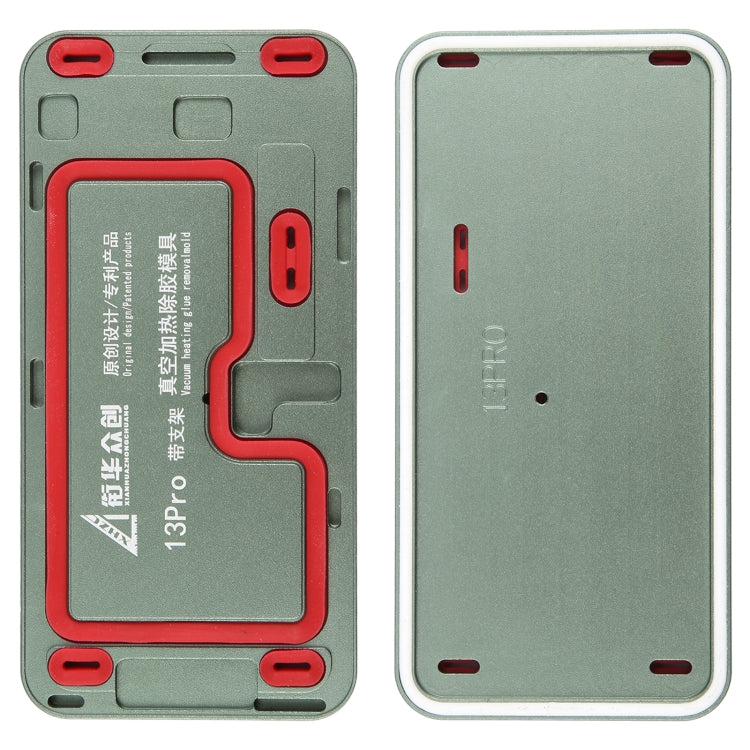 LCD Screen Frame Vacuum Heating Glue Removal Mold with Holder, For iPhone 16 Pro Max, For iPhone 16 Pro, For iPhone 16 Plus, For iPhone 16, For iPhone 15 Pro Max, For iPhone 15 Pro, For iPhone 15 Plus, For iPhone 15, For iPhone 14 Plus, For iPhone 14