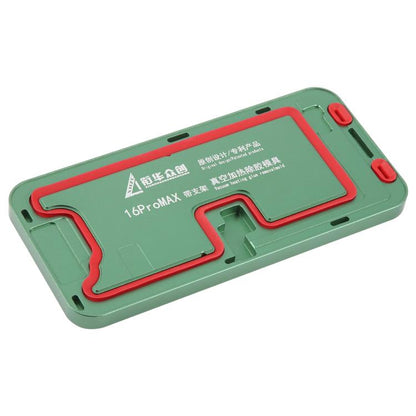 LCD Screen Frame Vacuum Heating Glue Removal Mold with Holder, For iPhone 16 Pro Max, For iPhone 16 Pro, For iPhone 16 Plus, For iPhone 16, For iPhone 15 Pro Max, For iPhone 15 Pro, For iPhone 15 Plus, For iPhone 15, For iPhone 14 Plus, For iPhone 14